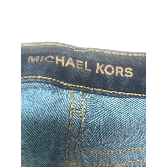 Michael Kors Womans Izzy Cropped Skinny Jeans Sz 4 - Picture 3 of 8